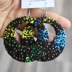 Handmade Ankara(African print) earrings